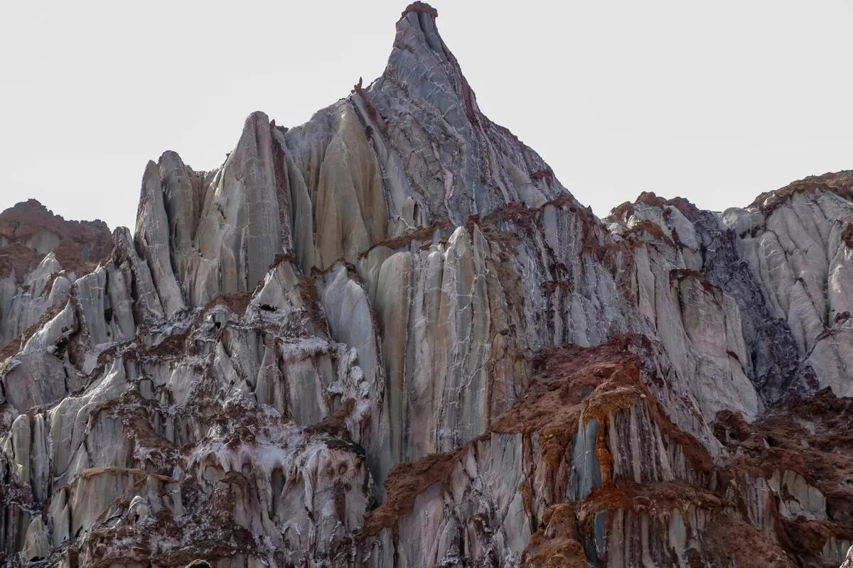A salt dome formation