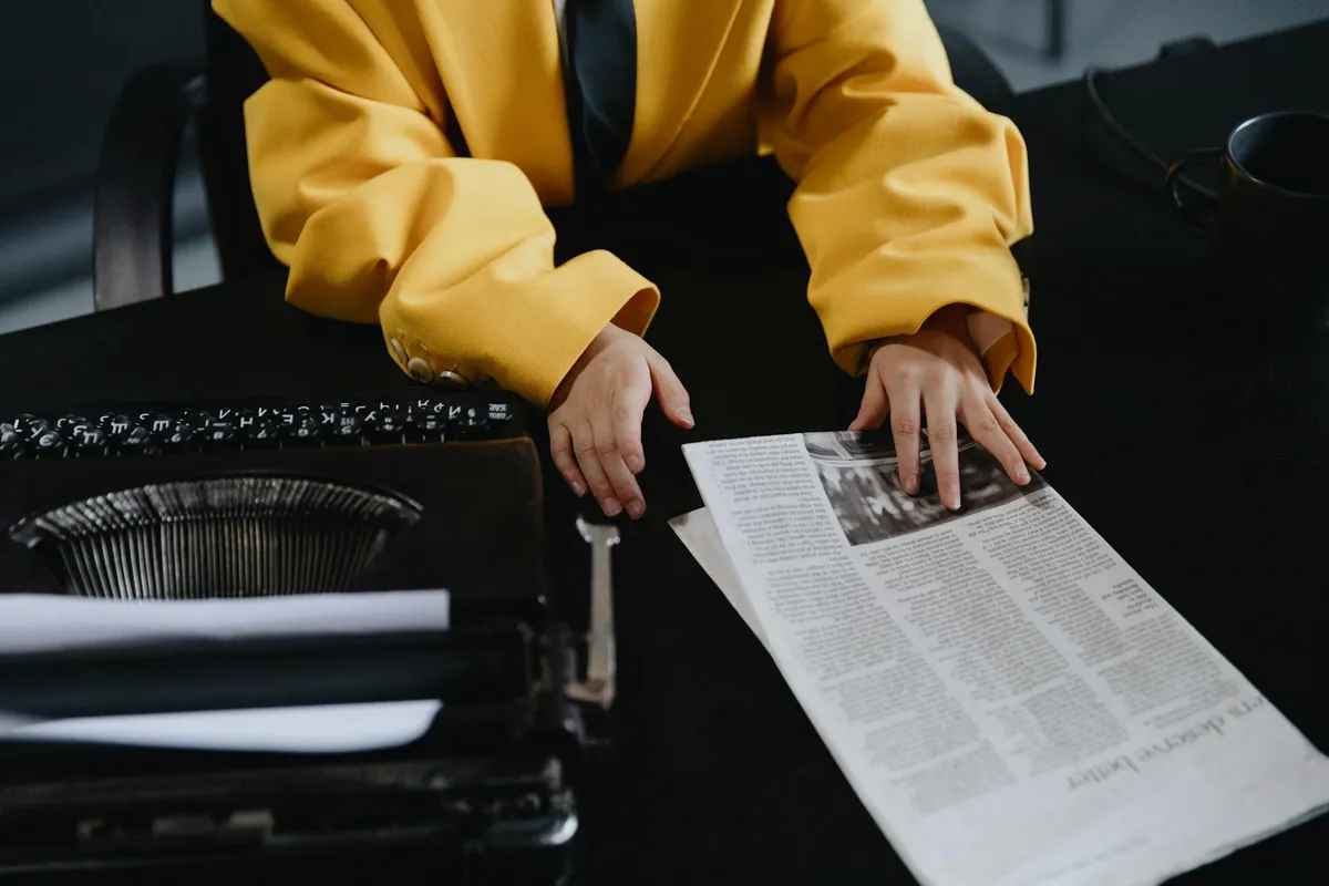 A local newspaper office
